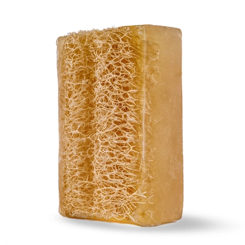 Natural Pumpkin Fiber Rice Bran Soap